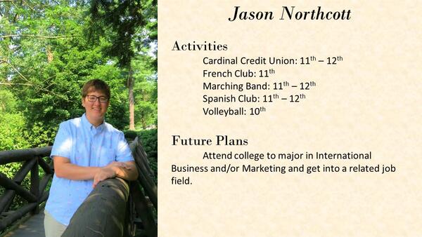 Jason Northcott  school photo and biography